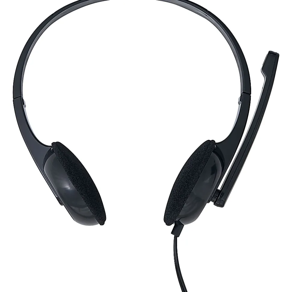 Verbatim Stereo Headset with Microphone - Stereo - Mini-phone (3.5mm) - Wired - 32 Ohm - 20 Hz to 20 kHz - 70721