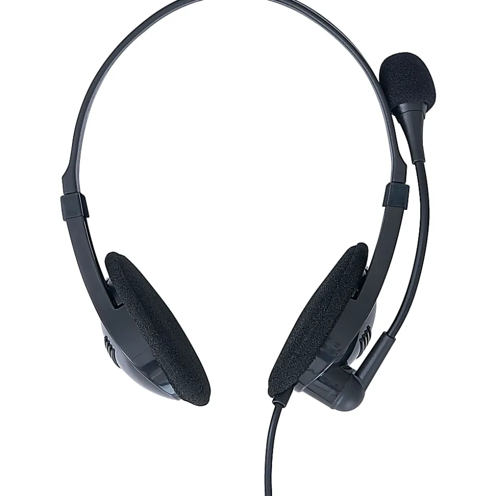 Verbatim Stereo Headset with Microphone and In-Line Remote - Stereo - USB Type A - Wired - 32 Ohm - 20 Hz to 20 kHz - 70723
