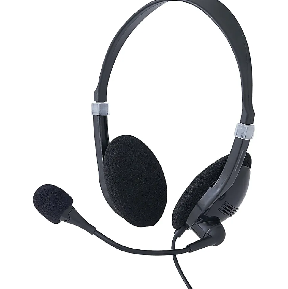 Verbatim Stereo Headset with Microphone and In-Line Remote - Stereo - USB Type A - Wired - 32 Ohm - 20 Hz to 20 kHz - 70723