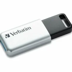 Verbatim Store 'n' Go Secure Pro 64GB USB 3.0 Flash Drive, Silver