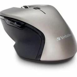 Verbatim USB-C™ Wireless Blue LED Mouse - Graphite - Blue LED/Optical - Wireless - Radio Frequency - 2.40 GHz - 70245