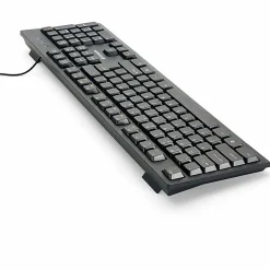 Verbatim Wired Keyboard and Mouse - USB Cable Keyboard - USB Mouse - 1000 dpi - Multimedia Hot Key(s) - 70734