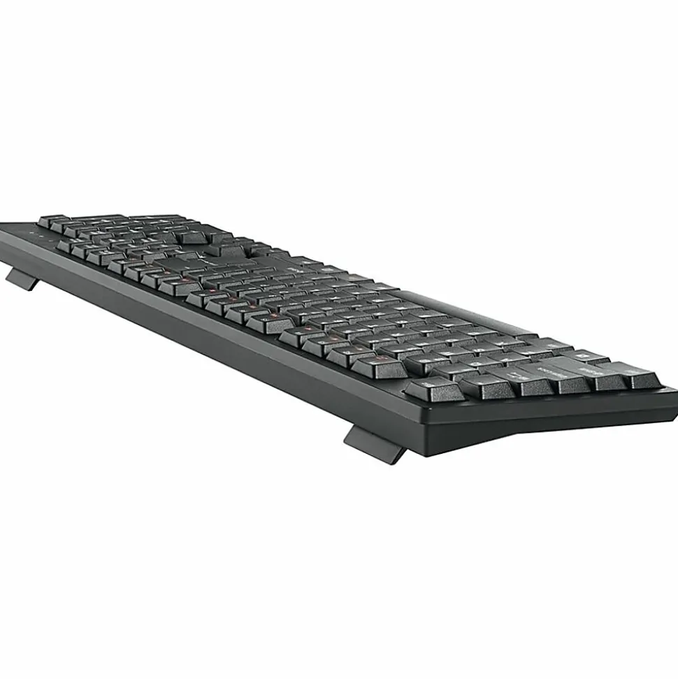 Verbatim Wireless Keyboard and Mouse - USB Type A Wireless Bluetooth 2.40 GHz Keyboard - USB Type A Wireless Mouse - 70724