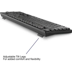 Verbatim Wireless Keyboard and Mouse - USB Type A Wireless Bluetooth 2.40 GHz Keyboard - USB Type A Wireless Mouse - 70724