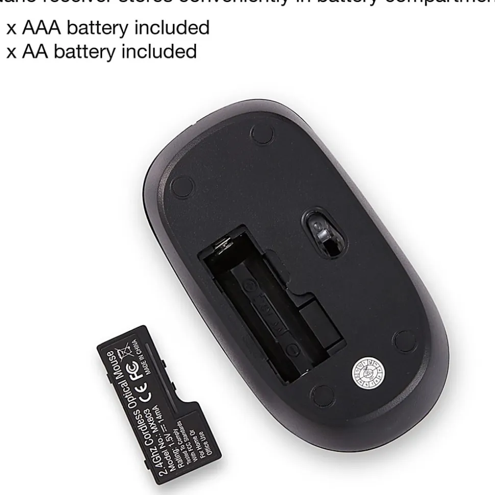 Verbatim Wireless Keyboard and Mouse - USB Type A Wireless Bluetooth 2.40 GHz Keyboard - USB Type A Wireless Mouse - 70724