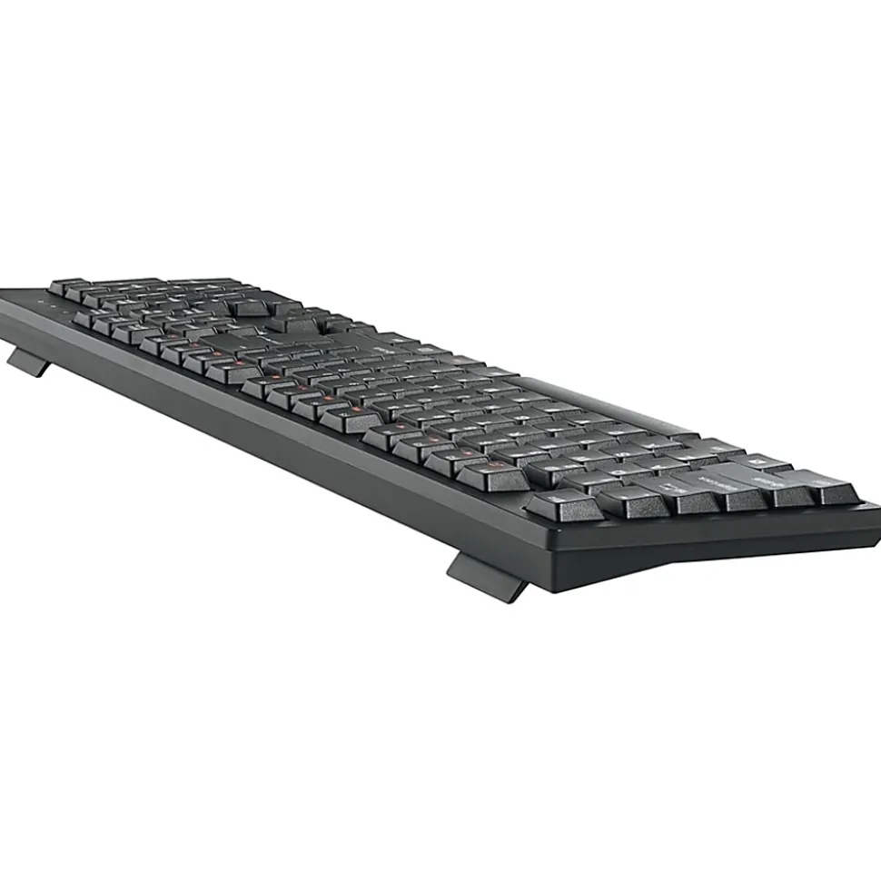 Verbatim Wireless Keyboard and Mouse - USB Type A Wireless Bluetooth 2.40 GHz Keyboard - USB Type A Wireless Mouse - 70724