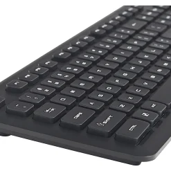 Verbatim Wireless Slim Keyboard - Wireless Connectivity - RF - USB Type A Interface - Computer - PC, Windows, Mac OS, Linux - 99793
