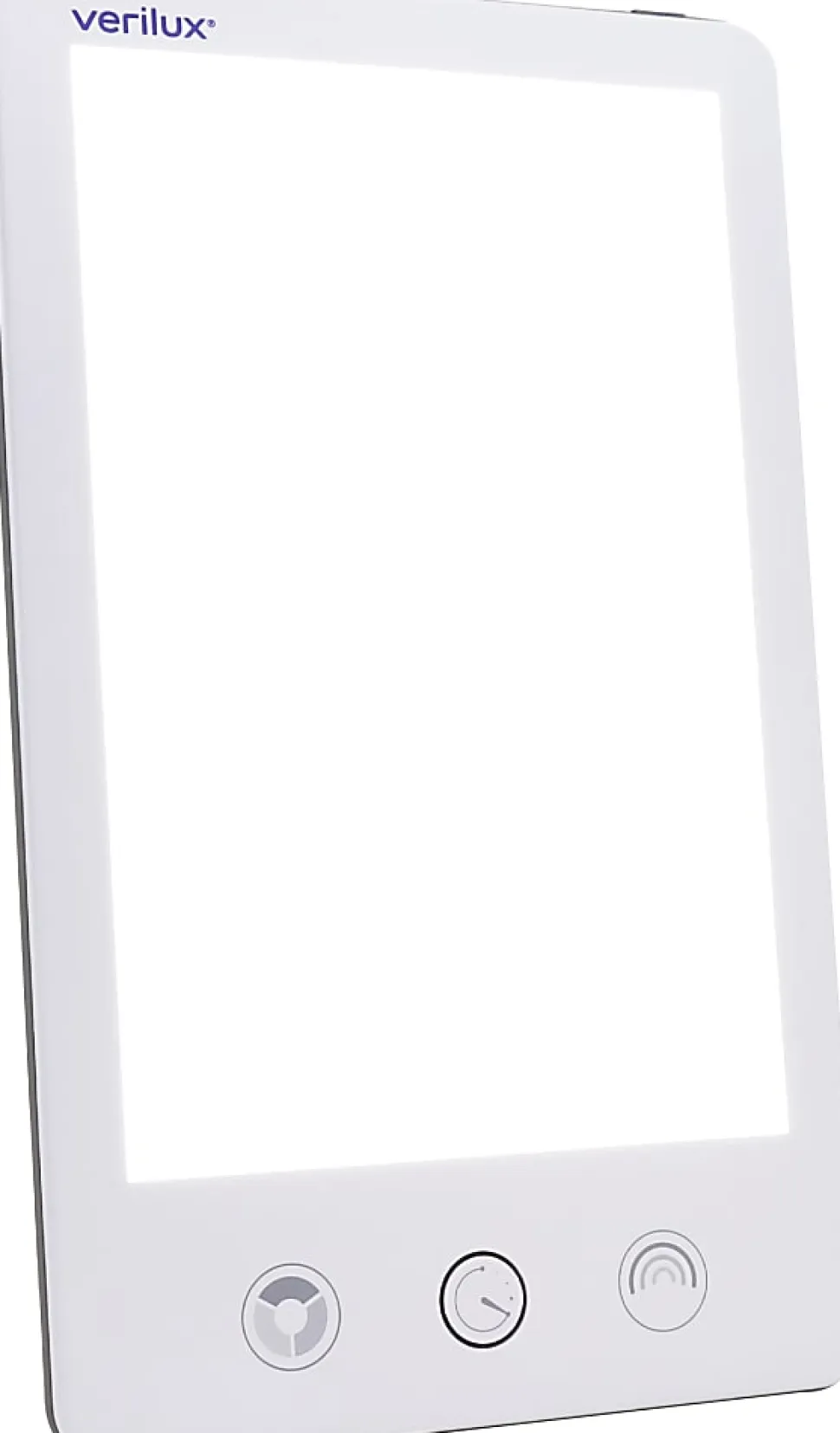 Verilux HappyLight VT43 Luxe LED UV-Free Light Therapy Lamp, 11-7/8"H x 7-1/4"W x 1-1/8"D, White