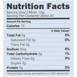 VerMints Organic Breath Mints, Peppermint, 1.41 Oz, Total Qty 6