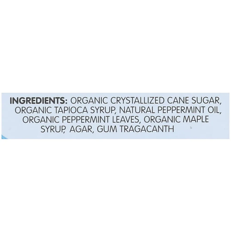 VerMints Organic Breath Mints, Peppermint, 1.41 Oz, Total Qty 6