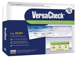 VersaCheck® Security Form 3000 Business Standard Check Refills, Blue Prestige, Pack Of 250 Sheets