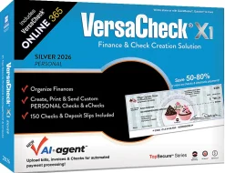 VersaCheck X1 Silver 2026 + VersaCheck ONLINE Silver Bundle, 1-Year Subscription, PC, Download
