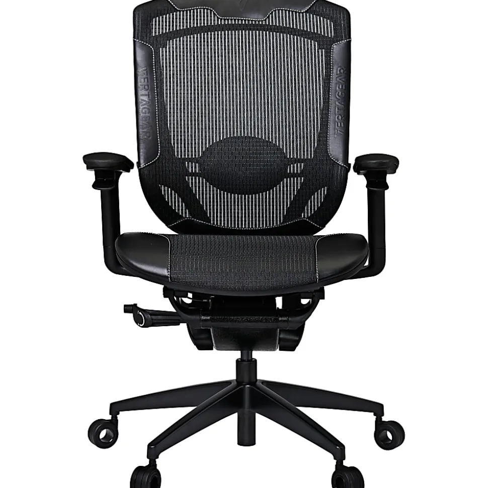 Vertagear Triigger 350 Bonded Leather Ergonomic Gaming Chair, Black