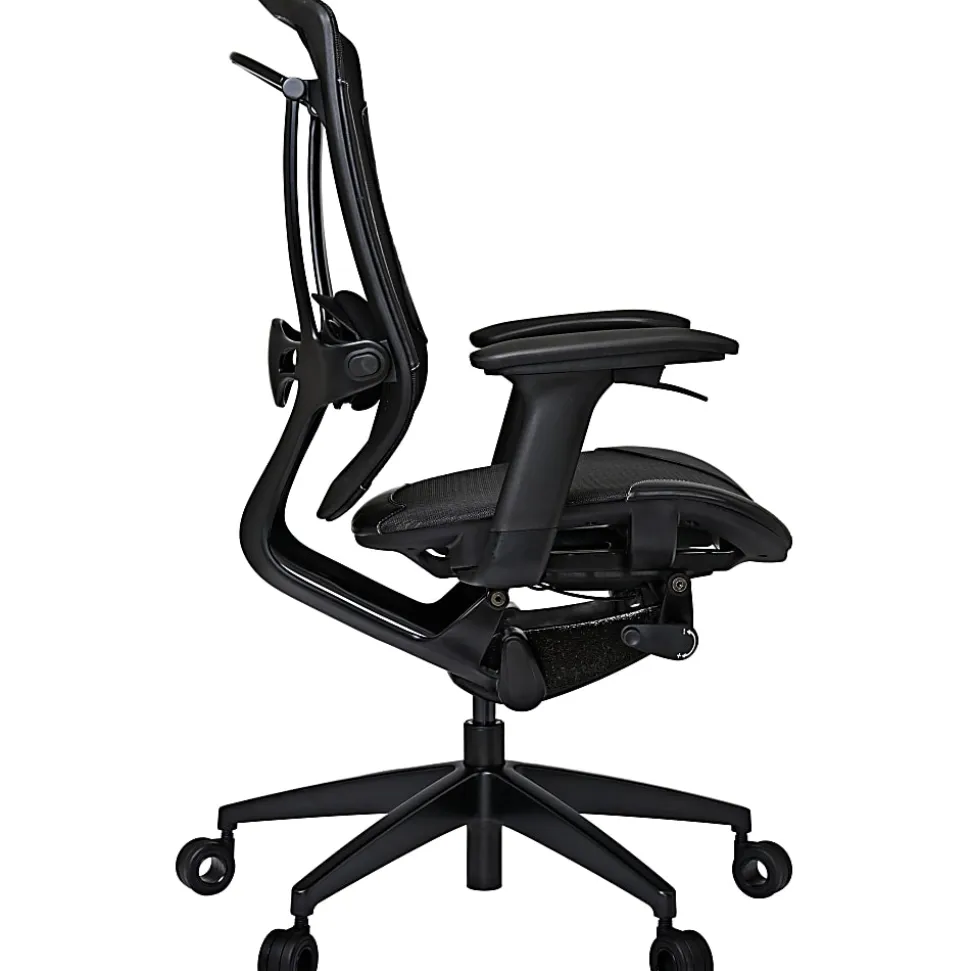Vertagear Triigger 350 Bonded Leather Ergonomic Gaming Chair, Black