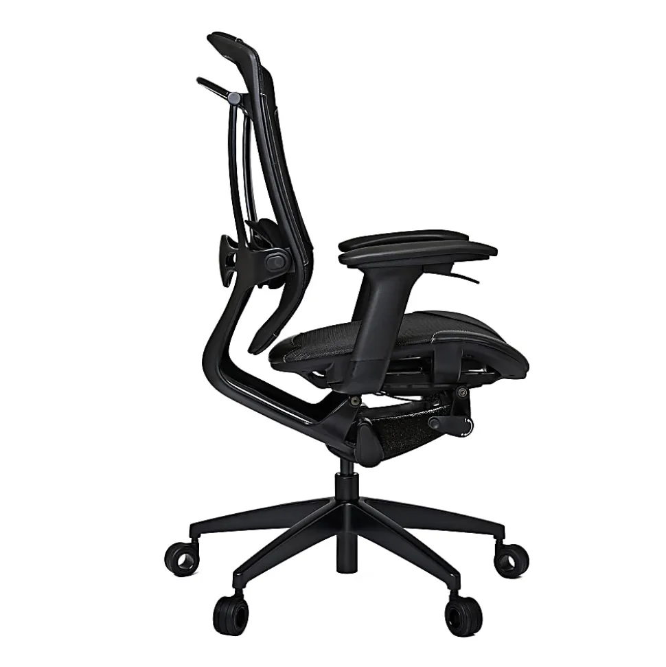 Vertagear Triigger 350 Bonded Leather Ergonomic Gaming Chair, Black