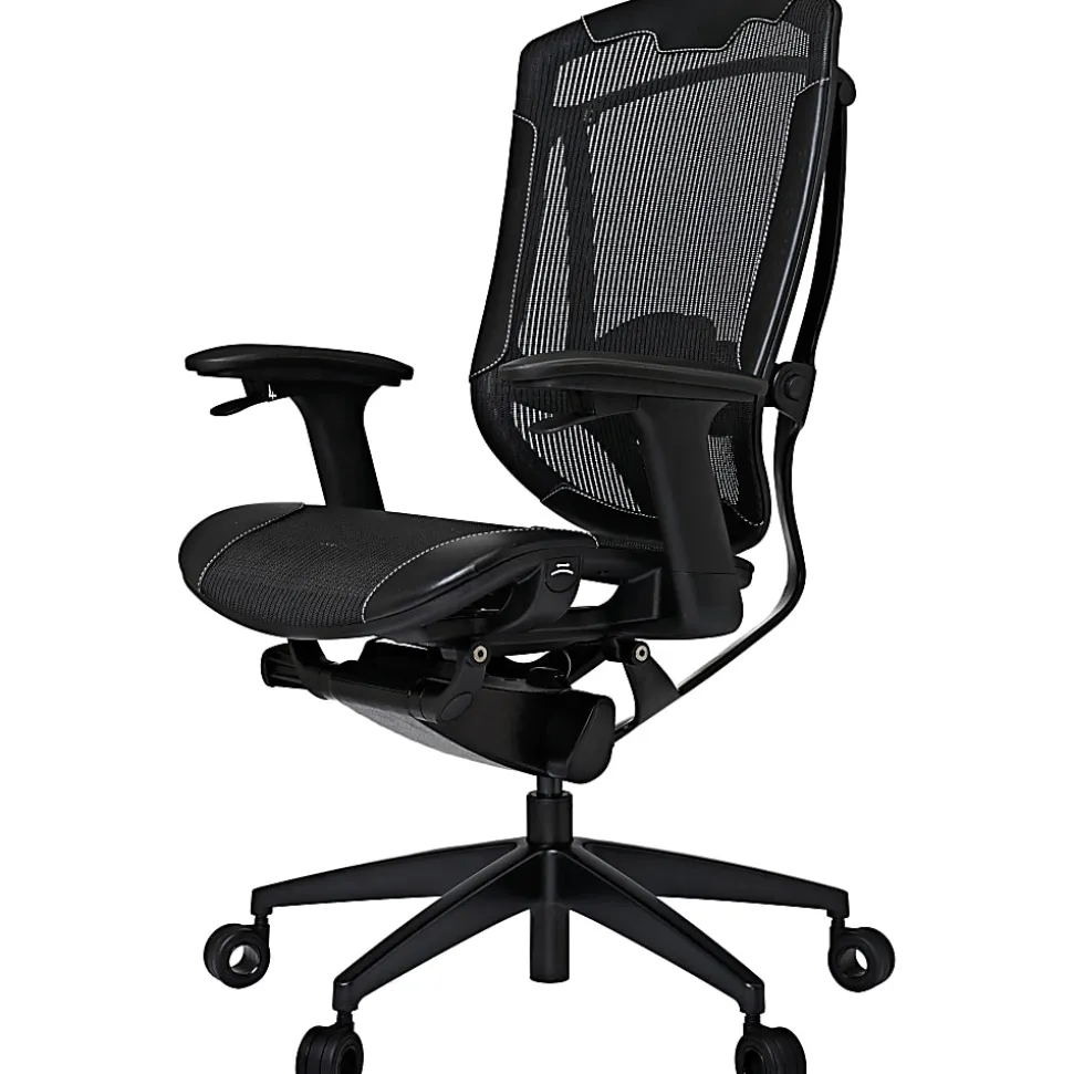 Vertagear Triigger 350 Bonded Leather Ergonomic Gaming Chair, Black
