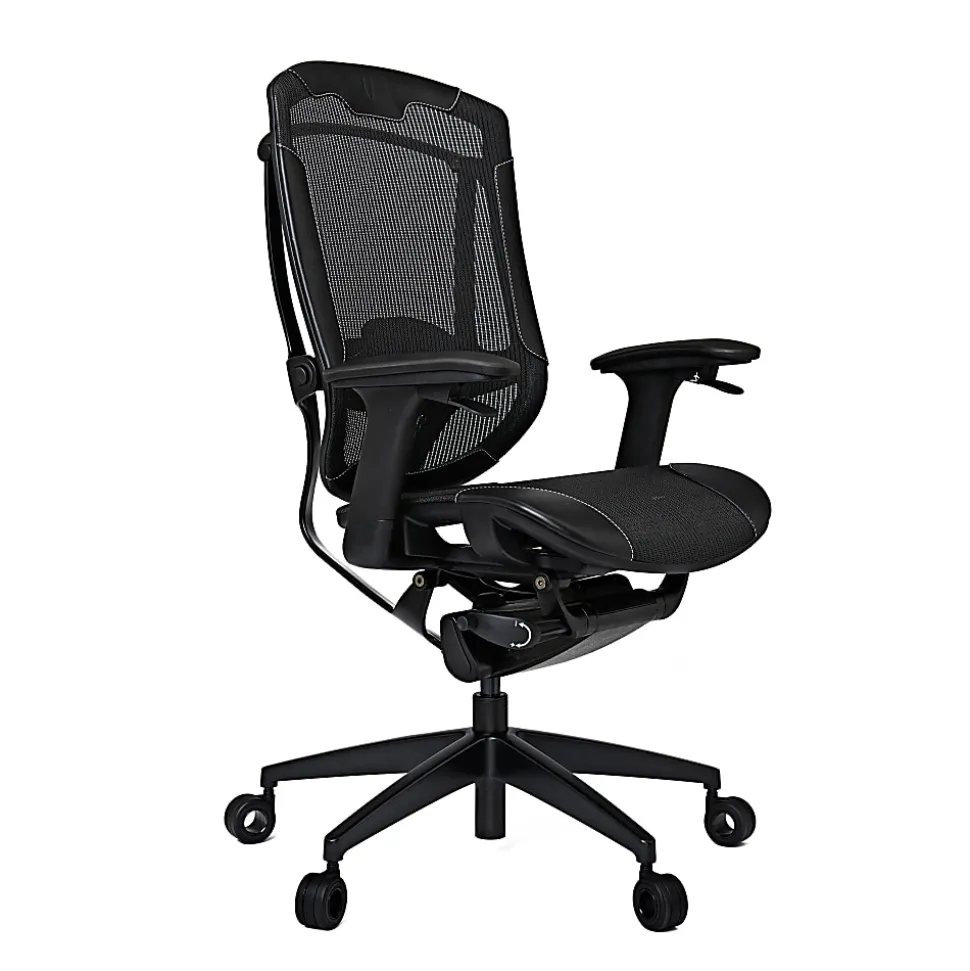 Vertagear Triigger 350 Bonded Leather Ergonomic Gaming Chair, Black