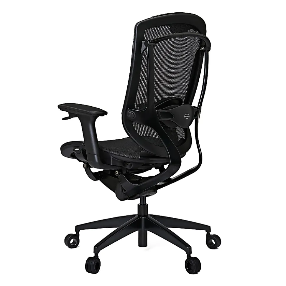 Vertagear Triigger 350 Bonded Leather Ergonomic Gaming Chair, Black