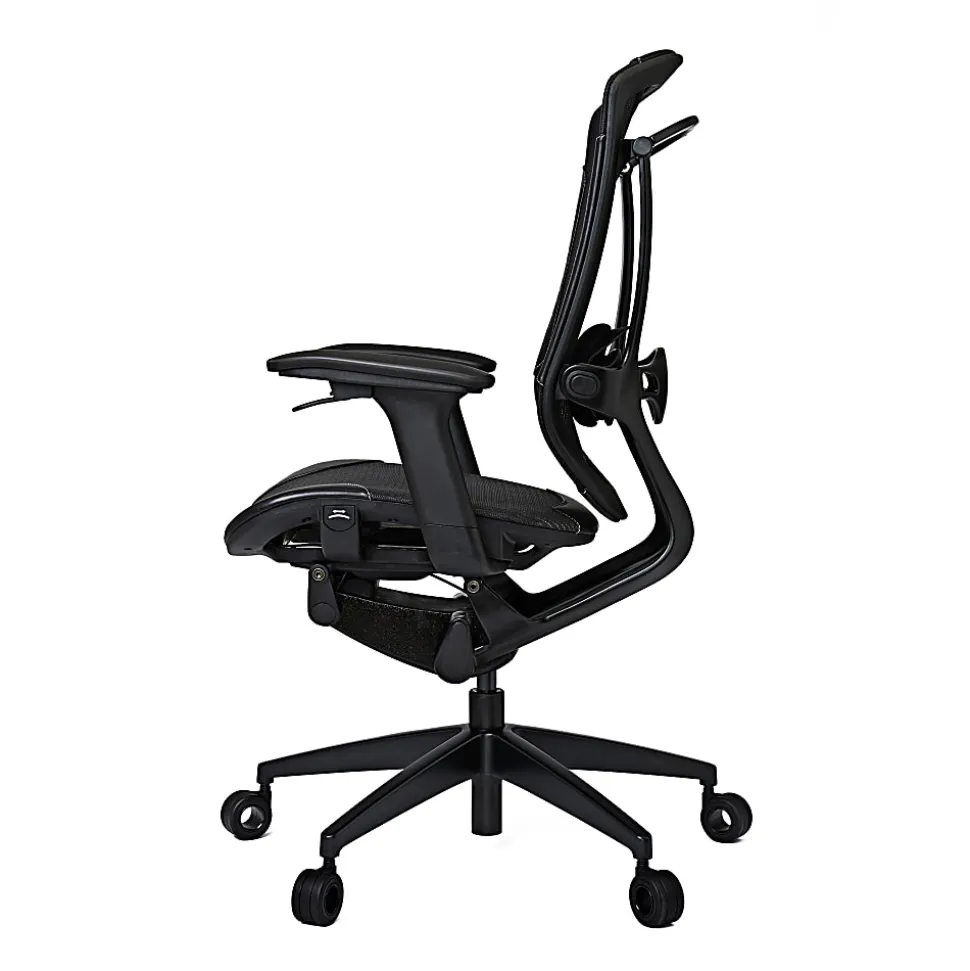 Vertagear Triigger 350 Bonded Leather Ergonomic Gaming Chair, Black