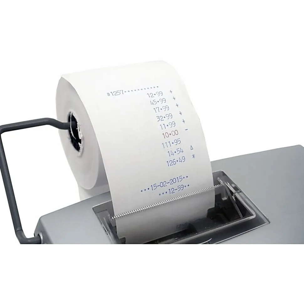 Victor® 1212-3A Printing Calculator With Antimicrobial Protection, Blue/Red Print, 2.7 Lines/Sec