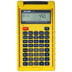 Victor® C5000 Construction Materials Calculator With Protective Case
