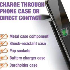 Victor CS100 Wireless Phone Charger with Pencil Cup - Input connectors: USB - 1 Each