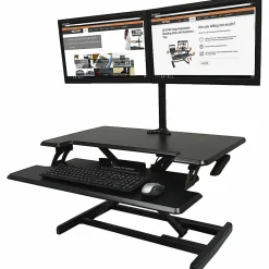 Victor® DCX610 36"W Compact Standing Desk Converter