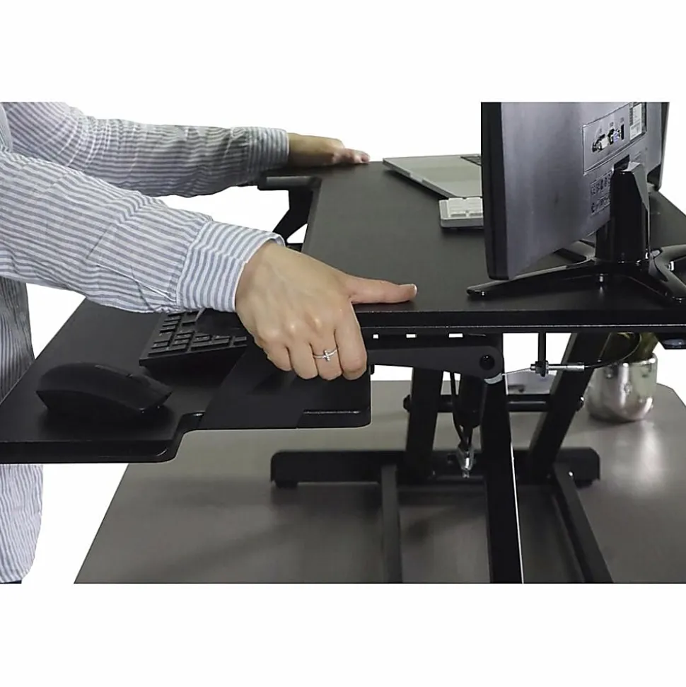 Victor® DCX610 36"W Compact Standing Desk Converter