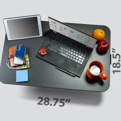 Victor Laptop Desk Riser, 28-7/10"W x 18-1/2"D, Black