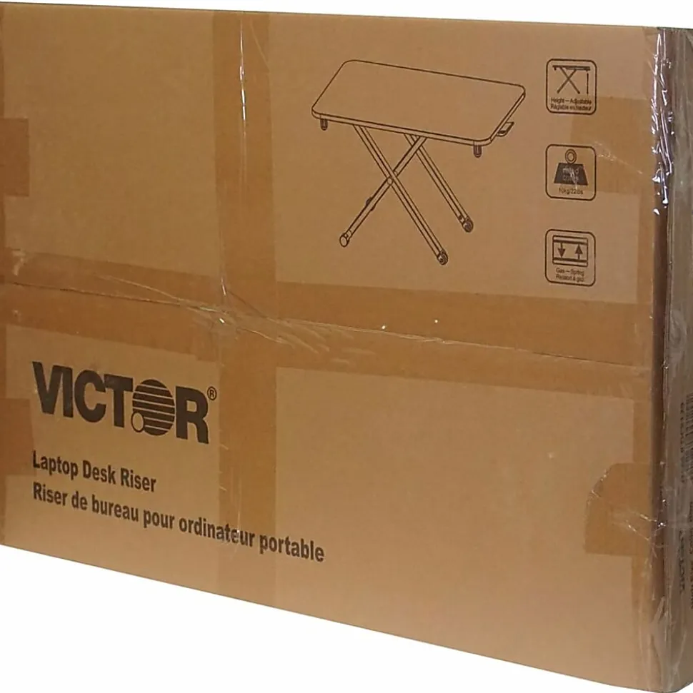 Victor Laptop Desk Riser, 28-7/10"W x 18-1/2"D, Black