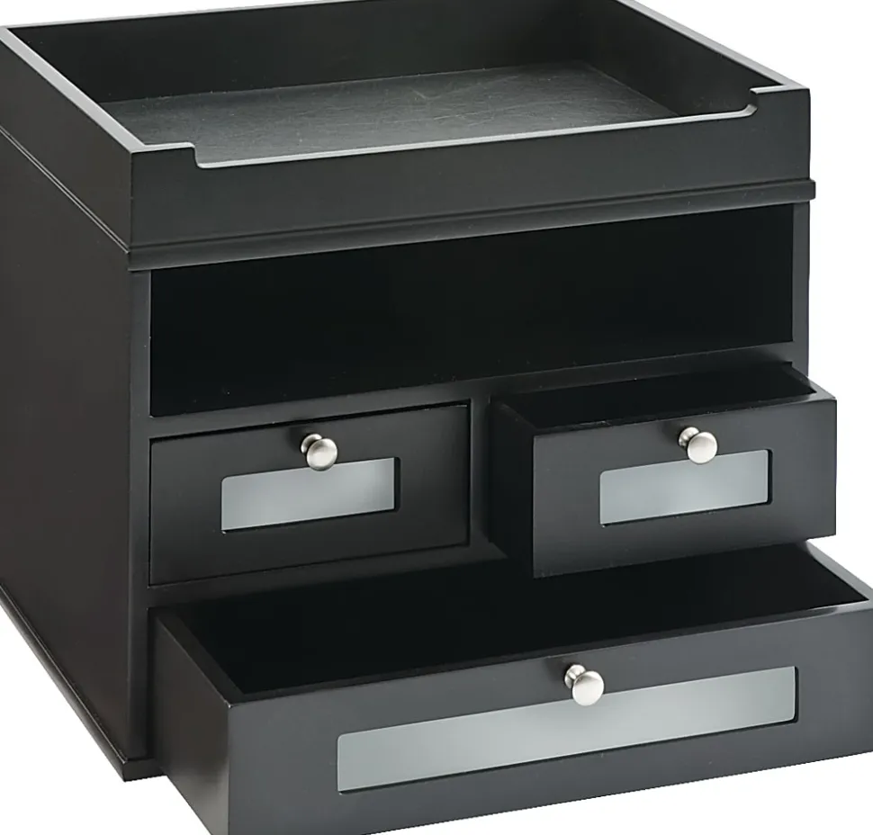 Victor® Midnight Black Collection Tidy Tower Organizer