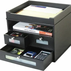 Victor® Midnight Black Collection Tidy Tower Organizer