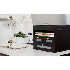Victor® Midnight Black Collection Tidy Tower Organizer