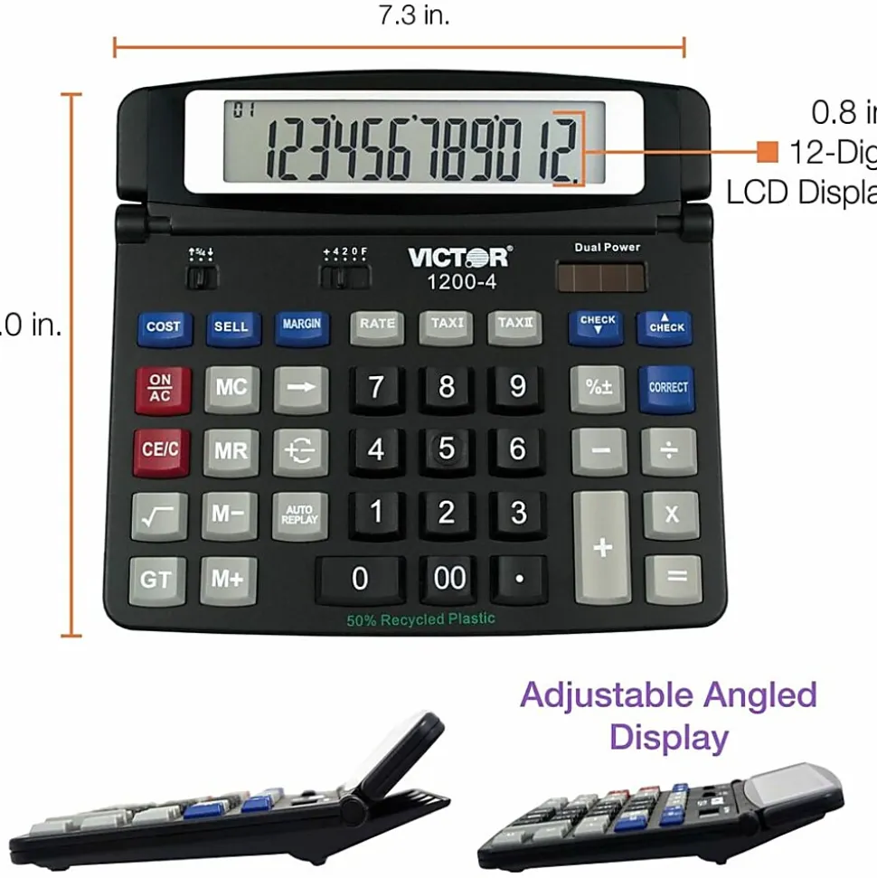 Victor® 1200-4 Professional Desktop Calculator