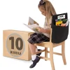Victor Seat Sack® Elastic Back Chair Pocket, 10" x 17", Black