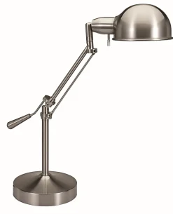 Victory Light Executive Desk Lamp, 24"H, Brushed Nickel