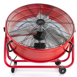 Vie Air 3-Speed Commercial Floor Drum Fan, 24