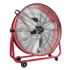 Vie Air 3-Speed Commercial Floor Drum Fan, 24