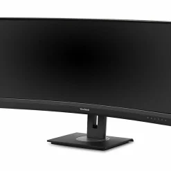 ViewSonic Ergonomic VG3456C - 34" 21:9 Curved 1440p IPS Monitor with Built-In Docking, 100W USB-C, RJ45 - 400 cd/m²