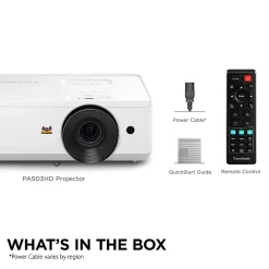 ViewSonic 4000 Lumens High Brightness Projector, PA503HD