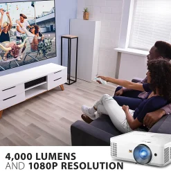 ViewSonic 4000 Lumens High Brightness Projector, PA503HD