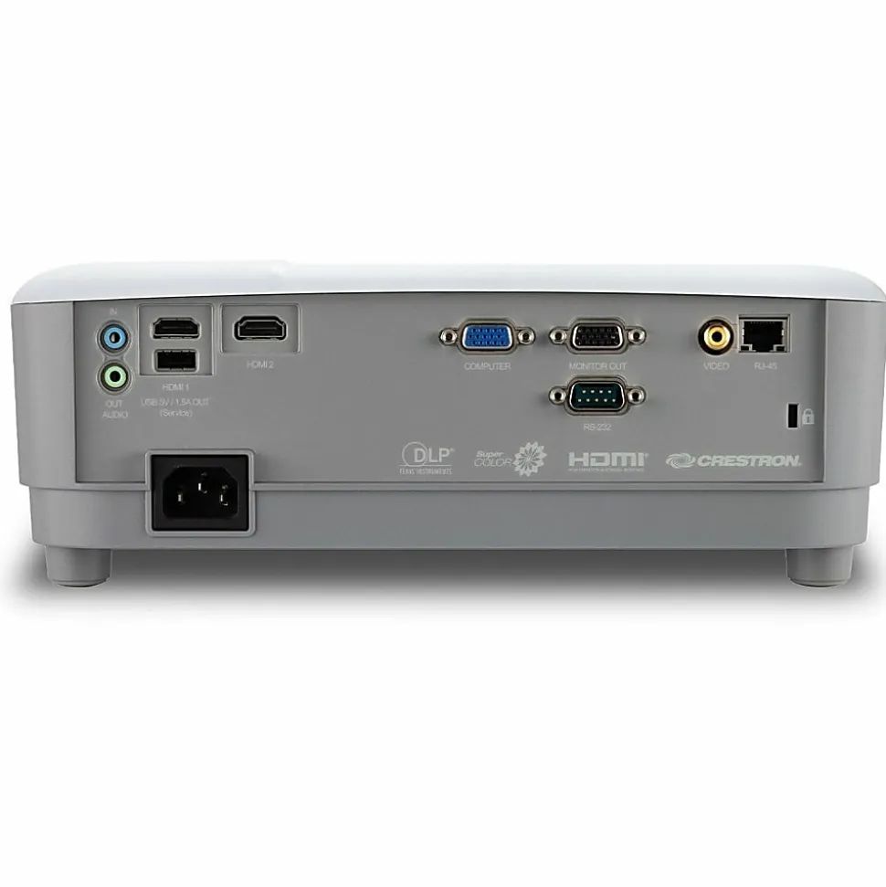 ViewSonic PA504W DLP Projector - 16:10 - Wall Mountable, Ceiling Mountable - White - 1280x 800 - Front, Ceiling - PA504W