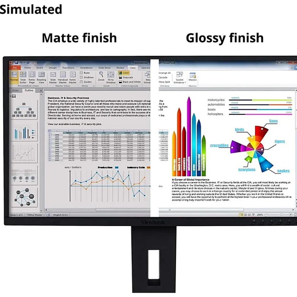 ViewSonic 23.8" Privacy Filter Screen Protector for Widescreen (16:9) LCD Monitor