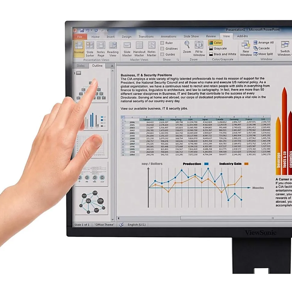 ViewSonic 23.8" Privacy Filter Screen Protector for Widescreen (16:9) LCD Monitor
