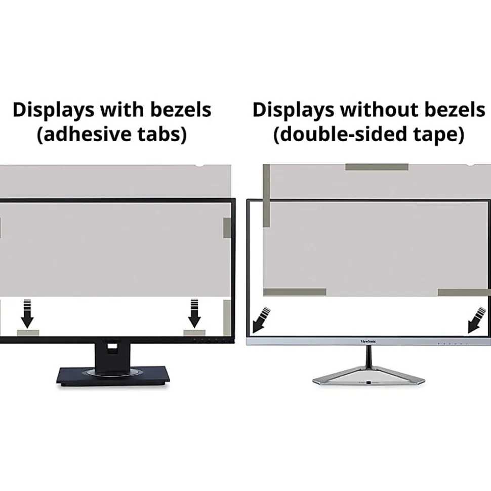 ViewSonic 23.8" Privacy Filter Screen Protector for Widescreen (16:9) LCD Monitor