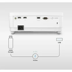 ViewSonic PX700HDH DLP 1080p Projector With 3700 Lumens, SuperColor, 1.1x Optical Zoom