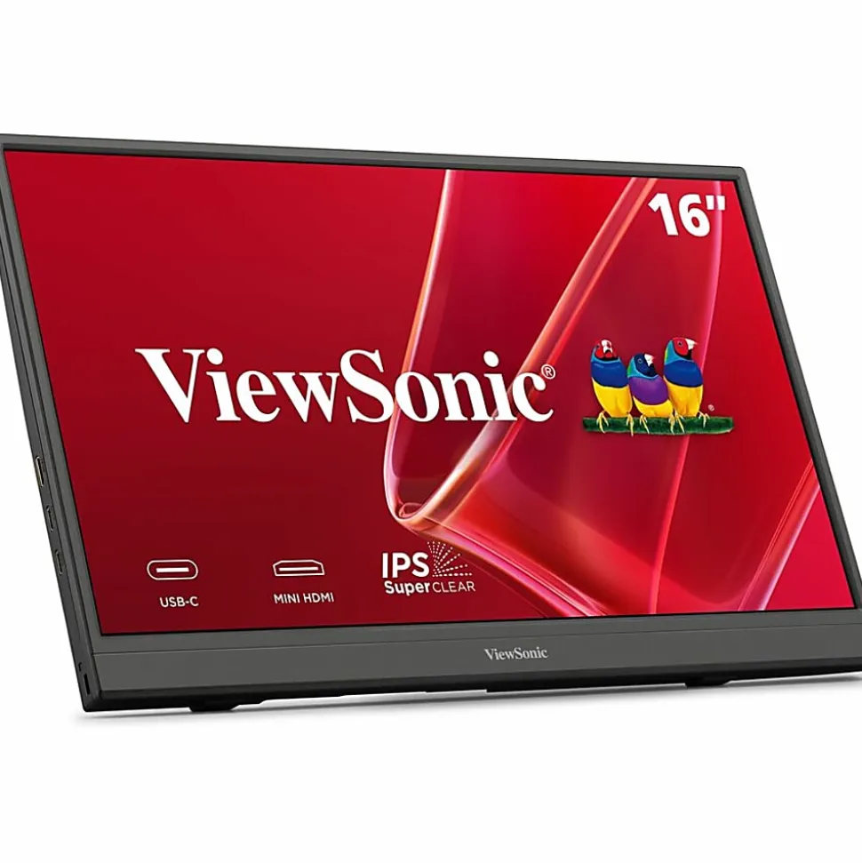 ViewSonic VA1653 16" 1080p FHD IPS Portable Monitor With Eye Care