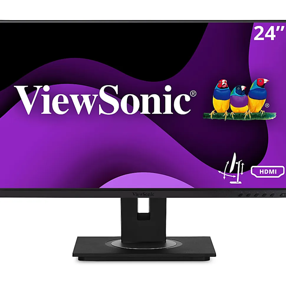 ViewSonic® VG2448a 24" 1080p Ergonomic IPS Monitor