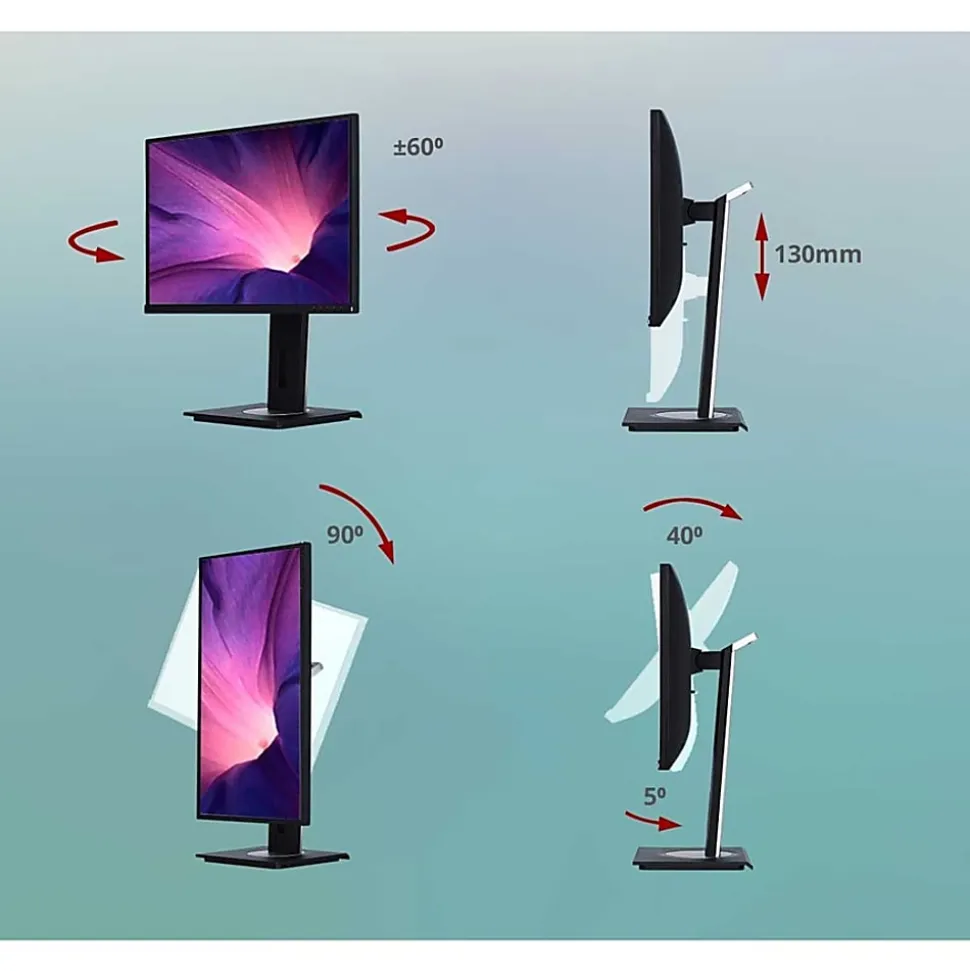 ViewSonic® VG2248 22" FHD LED Ergonomic Monitor