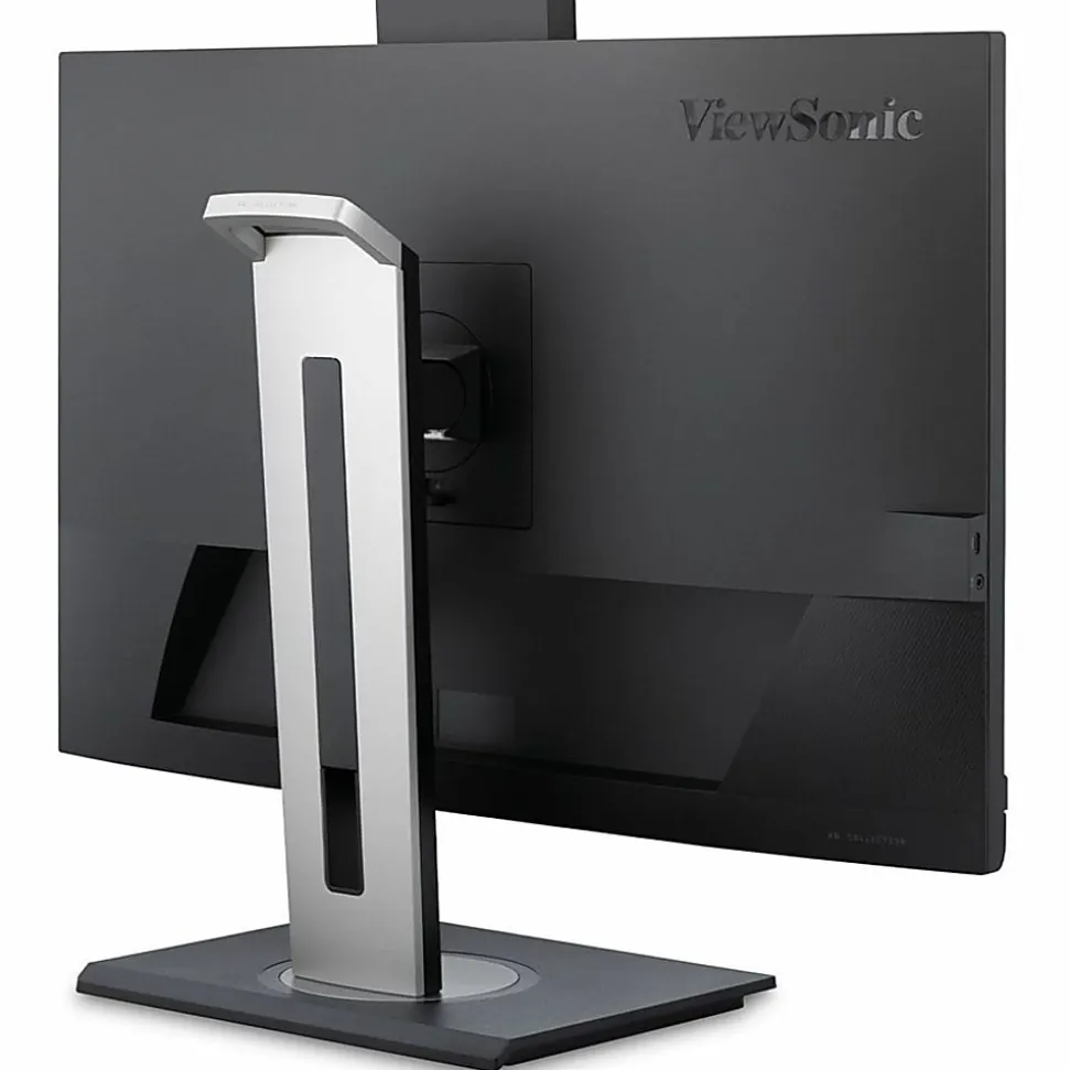 ViewSonic VG2757V-2K 27 Inch 1440p Video Conference Docking Monitor with Windows Hello Compatible IR Webcam, Advanced Ergonomics, and 90W USB C
